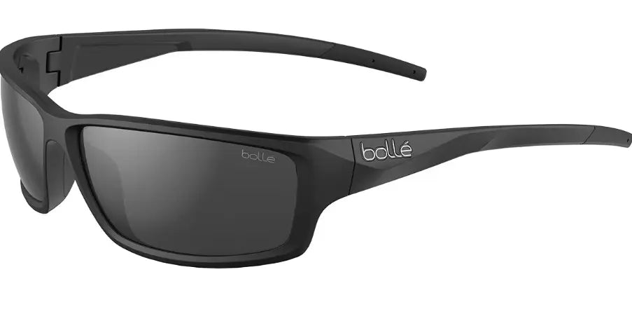 Bolle Cerber sunglasses in black with polarized gray lenses