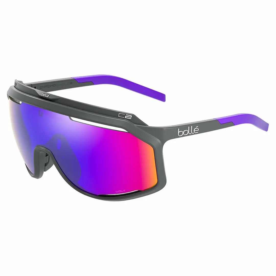 Bolle Chronoshield sunglasses in Titanium with Ultraviolet lenses