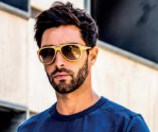 Person wearing Bolle Cobalt sunglasses