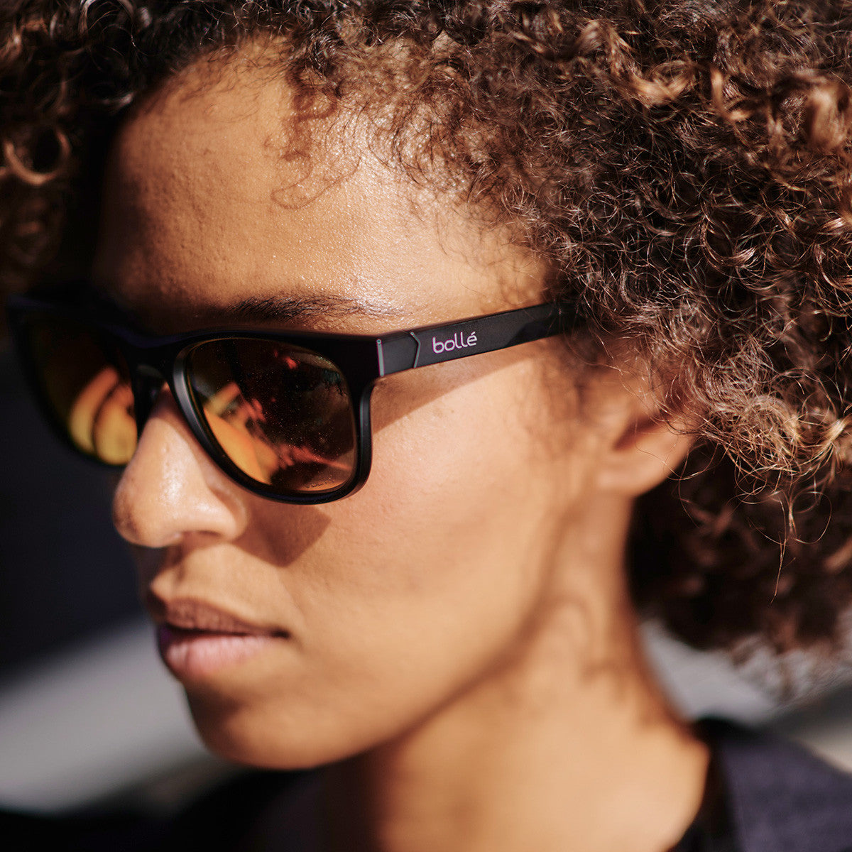Person wearing Bolle Esteem sunglasses