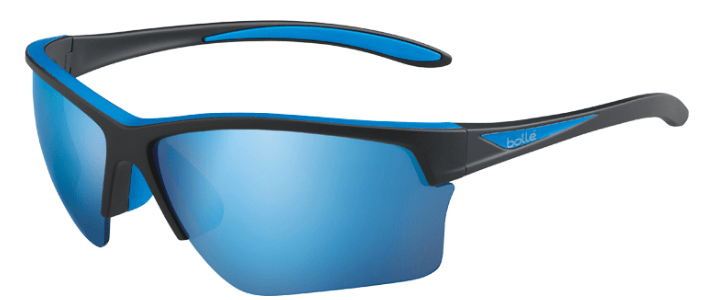 Bolle Flash Matte Black-Blue/Polarized Offshore Blue