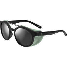 Bolle Honoris glacier sunglasses in black with sage and volt polarized lenses