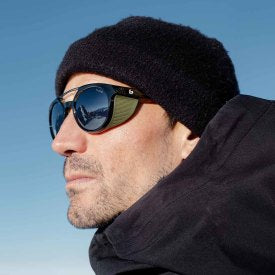 Person wearing Bolle Honoris glacier sunglasses