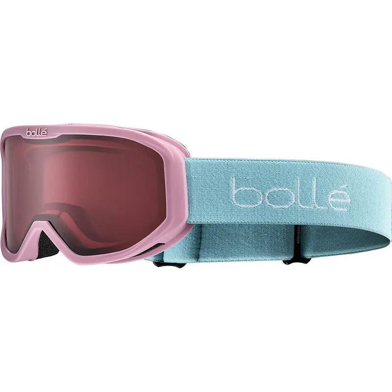 Bolle Inuk kids ski goggles in pink and blue matte