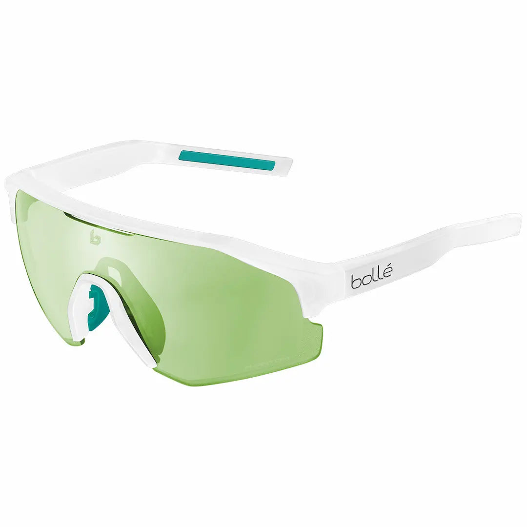 Bolle LIghtshiftere White Matte Glaz - Phantom Clear Green Photochromic