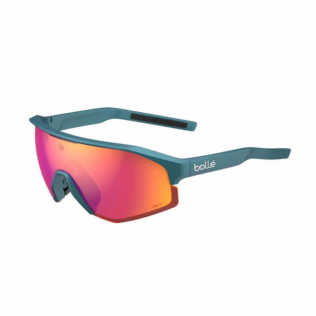 Bolle Lightshifter XL sunglasses in Creator Teal with Volt Ruby lenses