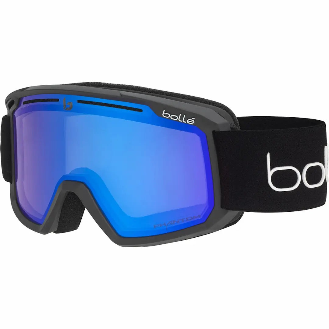 Bolle Maddox ski goggles Black Matte/Phantom+ (light changing and polarized)