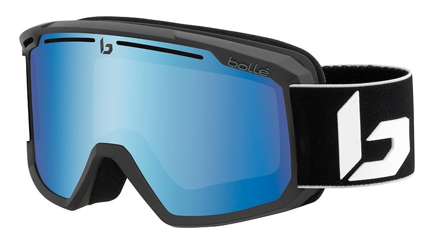 Matte Black Corp goggle/Light Vermilion Blue lenses