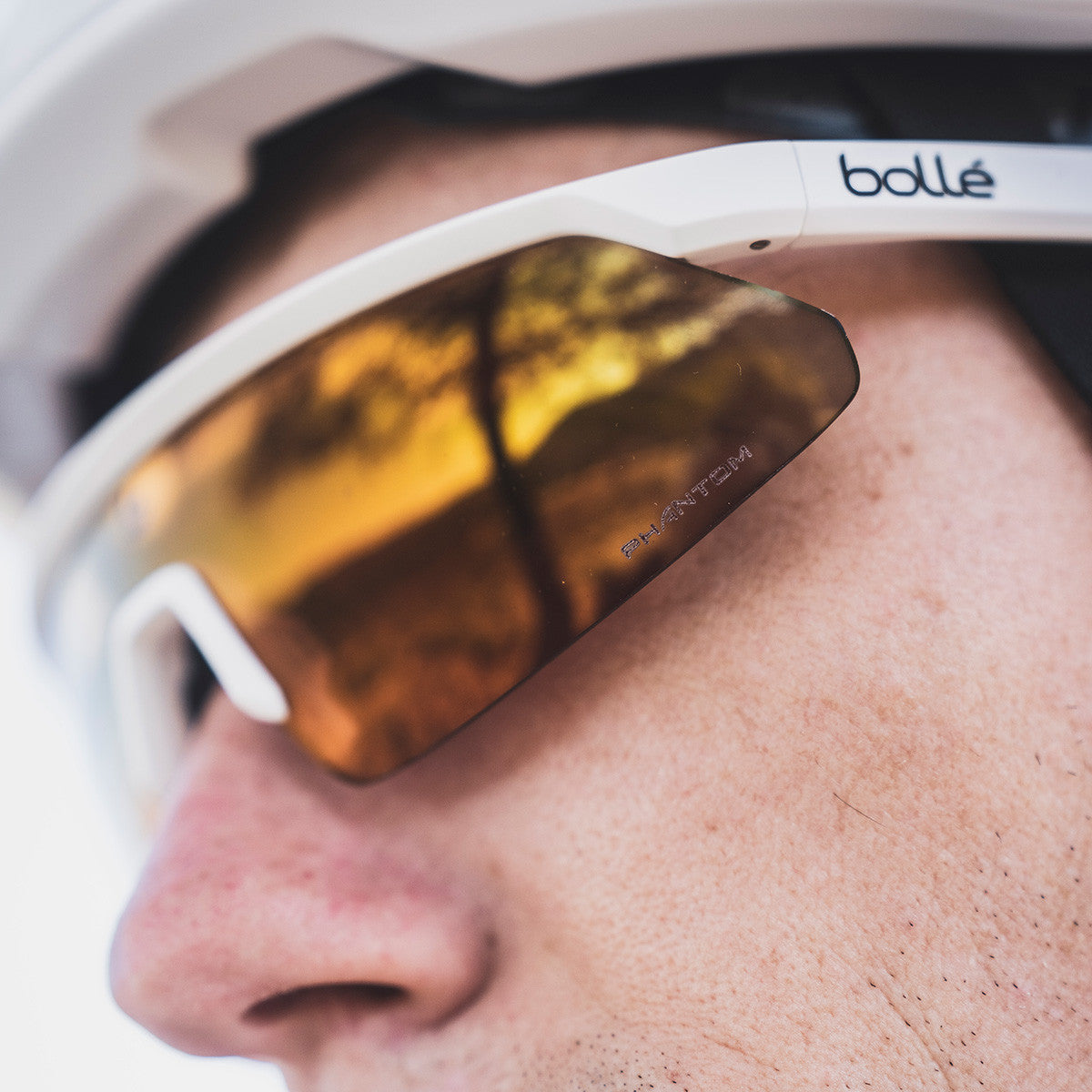 Person wearing Bolle Micro Edge sunglasses