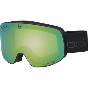 Black Corp Matte goggle/Phantom Green Emerald (light changing) lenses
