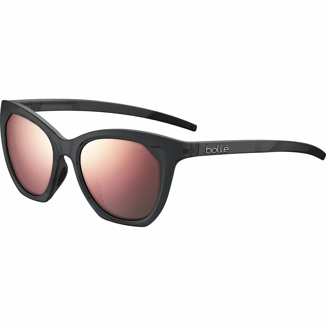 Bolle Prize sunglasses Black Crystal Matte - Brown Pink Polarized