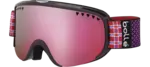 Shiny Pink Plaid goggle/Modulator Vermilion Blue