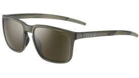 Olive Crystal frame/Brown Polarized lenses