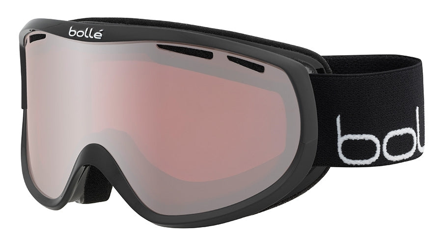 Bolle Sierra ski goggles Shiny Black and White/Vermilion Gun