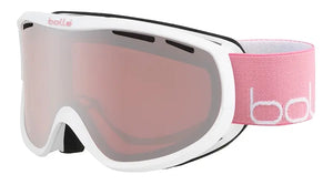 Shiny White and Pink goggle/Vermilion Gun lenses SALE