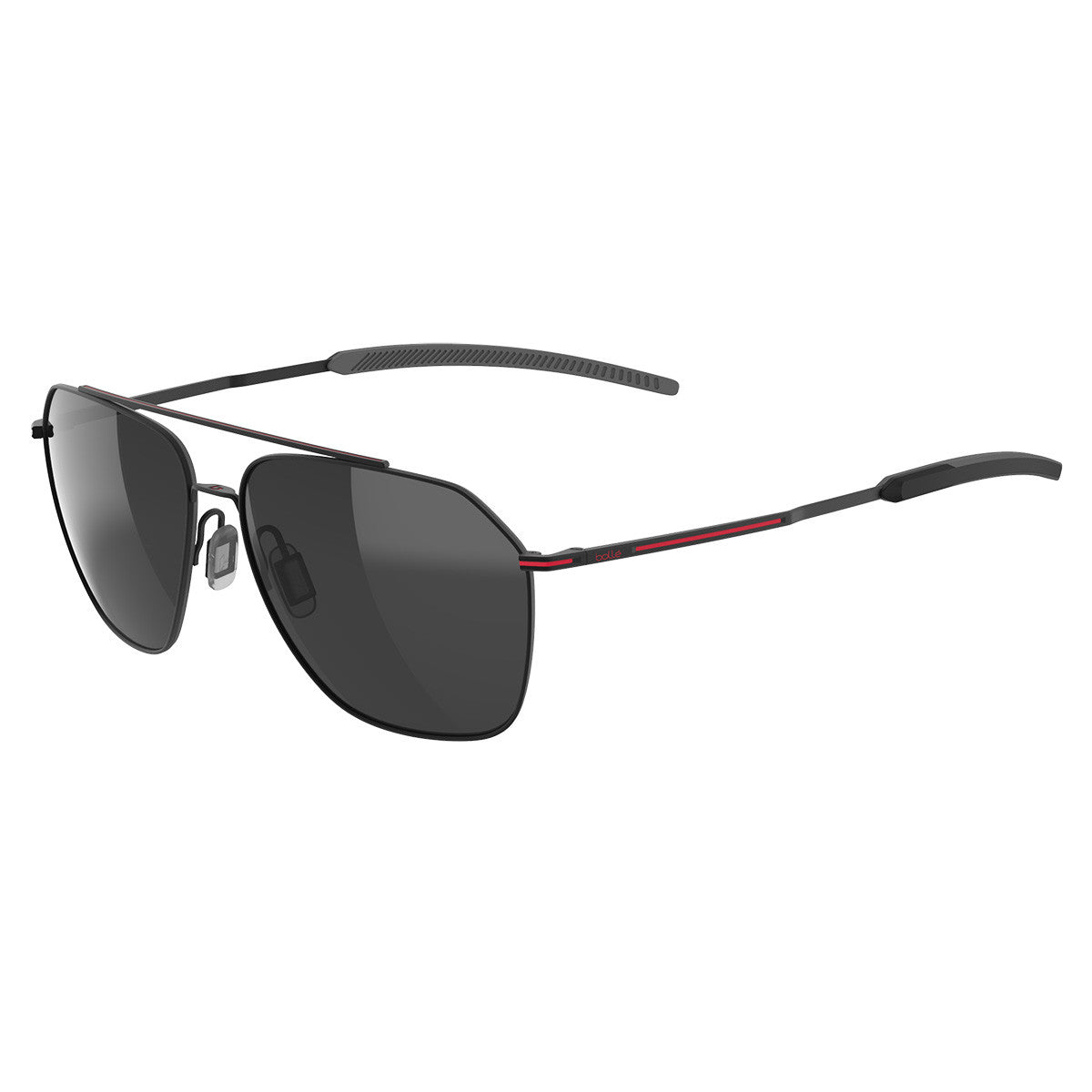 Bolle Source sunglasses Black-Red/Volt + Gun