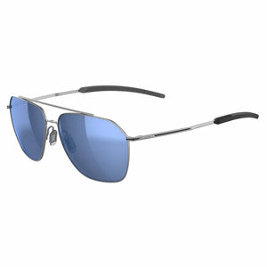 Silver Matte sunglasses/Volt+ Offshore Polarized lenses
