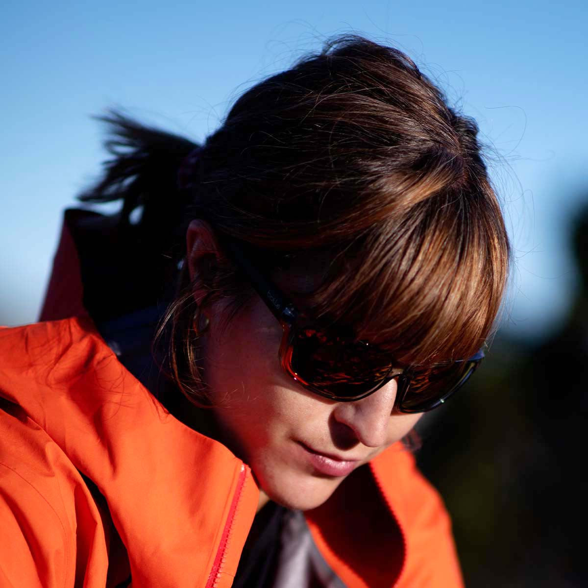 woman wearing Bolle STrix sunglasses