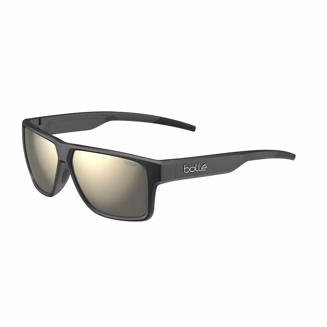 Bolle Temper sunglasses in black with tns polarized