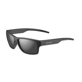 Bolle Temper sunglasses in black with Volt+ polarized gun lenses