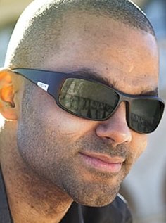 Tony Parker wearing Bolle King TP signature collection