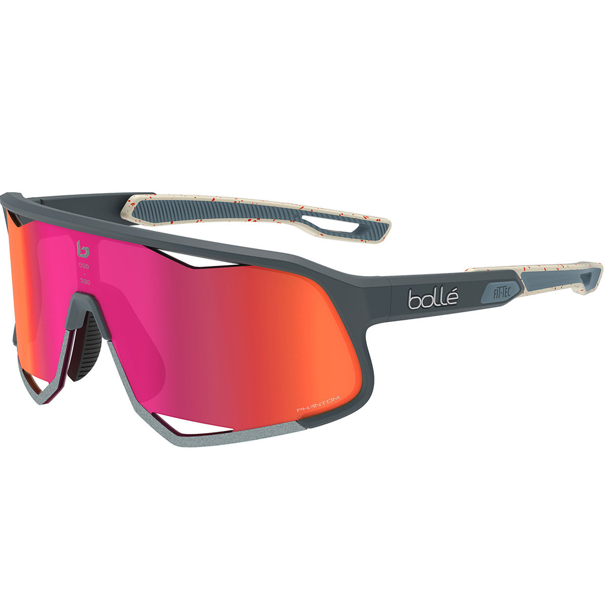 Bolle Trailchaser sunglasses in Inferno with light changing lava lenses
