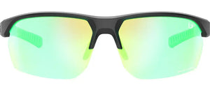 Black Matte frame/Phantom Clear to Green Photochromic (light changing) lenses