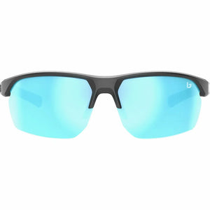 Black Matte frame/Sky Blue Polarized lenses