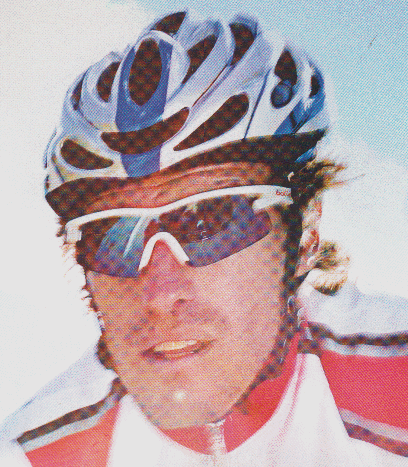 Cyclist wearing Bolle Vortex Sunglasses