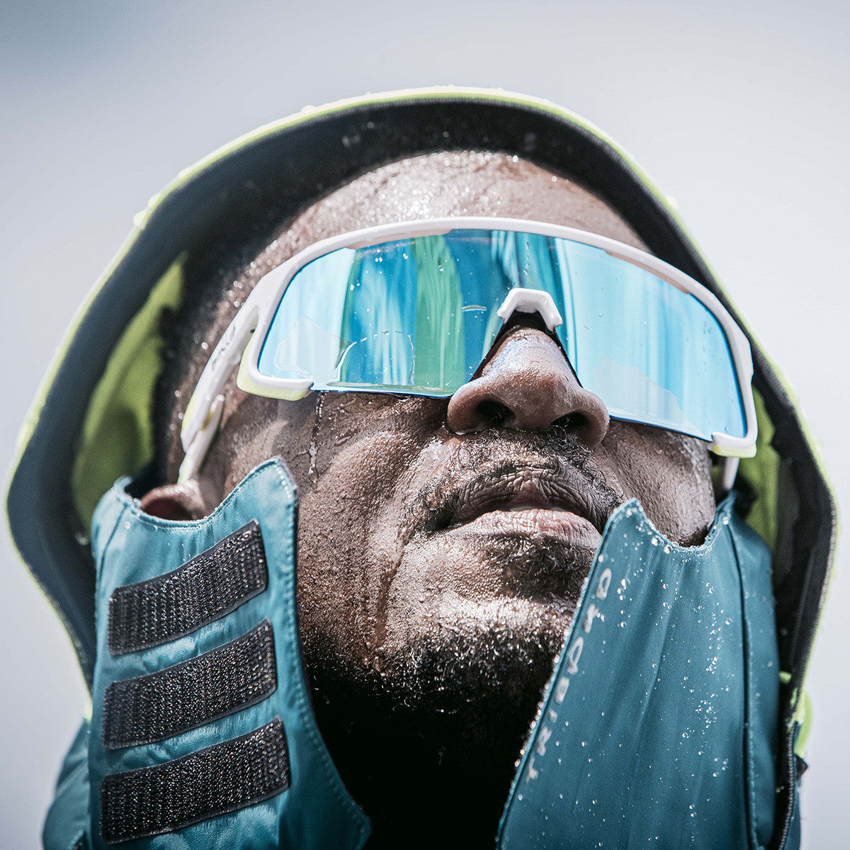 Person wearing Bolle Windchaser sunglasses