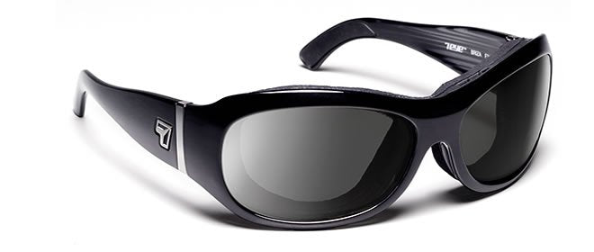 7Eye by Panoptx Briza Gloss Black/SharpView Gray Sunglasses