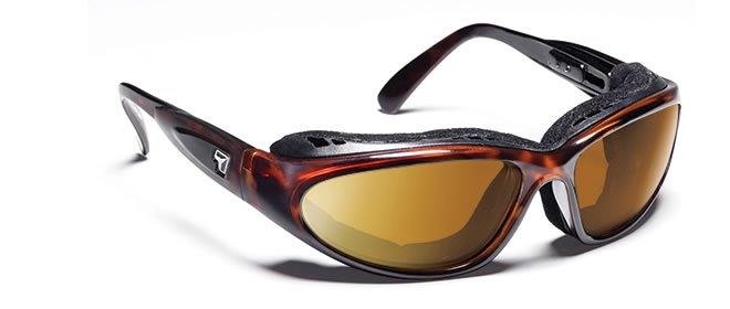 7eye by Panoptx Cape Dark Tortoise/SharpView Copper PC Sunglasses