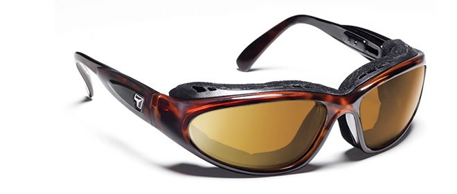 7Eye by Panoptx Cape Dark Tortoise/Polarized Copper Sunglasses