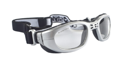 Centrostyle Sports Glasses Silver Goggle Version