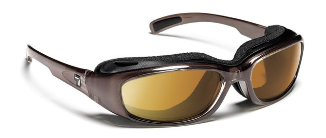 7Eye by Panoptx Churada Brown Crystal/SharpView Copper Sunglasses