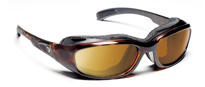 7eye by Panoptx Churada Dark Tortoise/Polarized Sharpview Copper Sunglasses