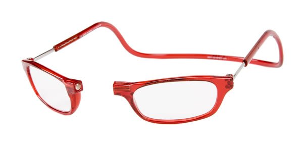 Red Clic Readers Magnetic Reading Glasses