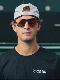 Man wearing CRBN Drift Pickleball sunglasses 