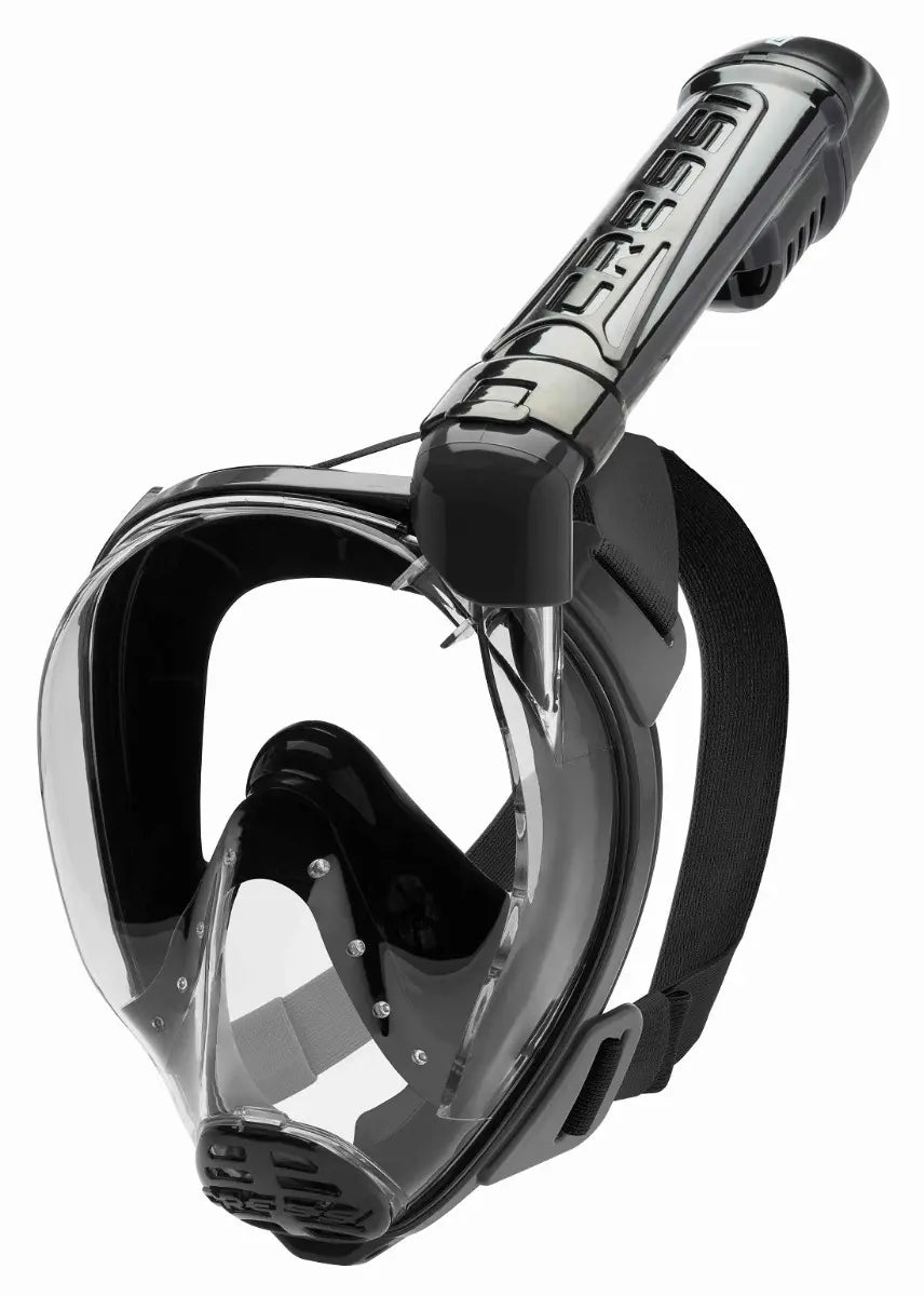 Cressi Baron full face snorkel mask in black