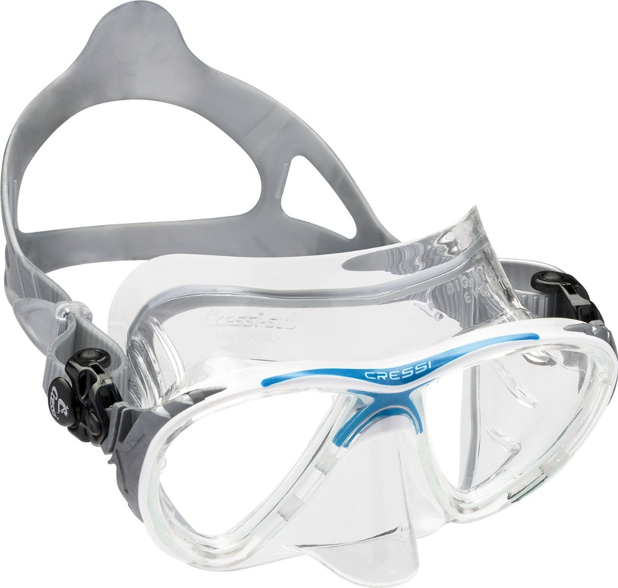 Cressi Big Eyes Evolution Crystal White/Blue