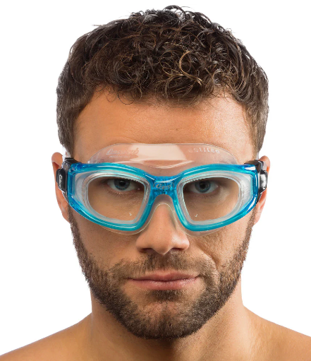 Person wearing Cressi Galileo Swim Mask