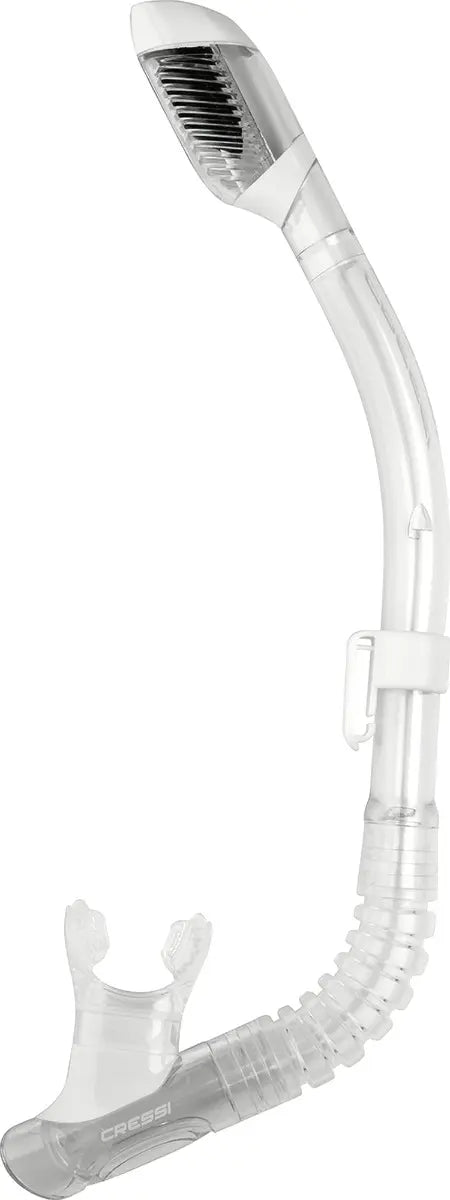 Cressi Mini Dry Snorkel Clear for kids