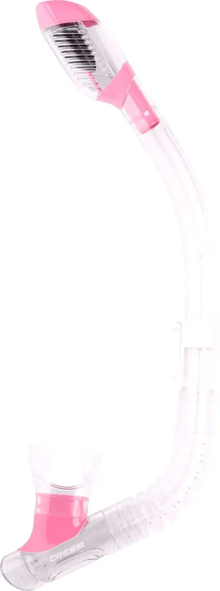 Cressi Mini Dry Snorkel Pink for kids