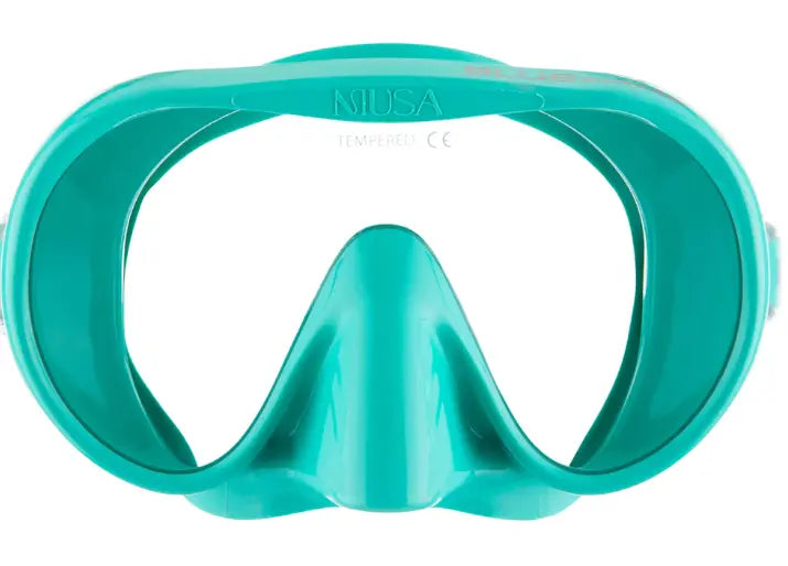Cressi Musa snorkel mask in aqua green