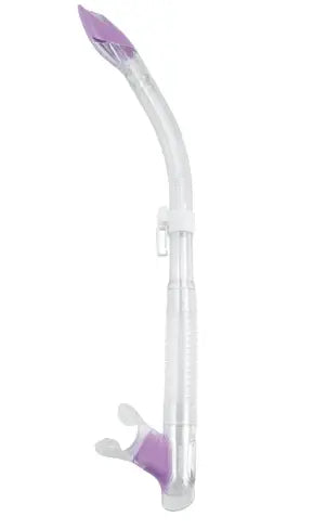 Cressi Tao Dry Snorkel Clear/Lilac
