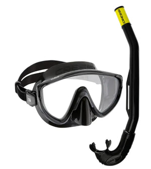 Black mask/Island 2.0 Snorkel Set