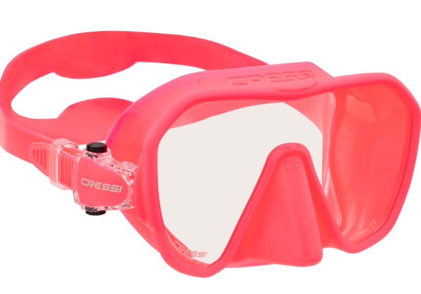 Cressi Z2S frameless dive mask in pink