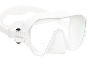 White mask/Clear lenses
