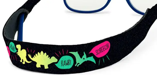 Croakies eyeglasses strap kids dinosaurs