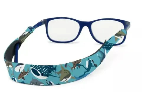 Croakies Kids Size Print Sharks Dive